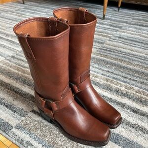❌SOLD❌ Frye Harness 12R Made in USA Cognac NWT 8.5